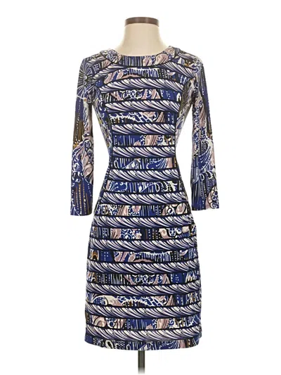 Pre-owned Bcbgmaxazria Cocktail Dress In Blue