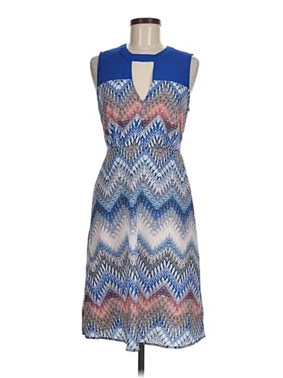 Pre-owned Bcbgmaxazria Cocktail Dress In Blue