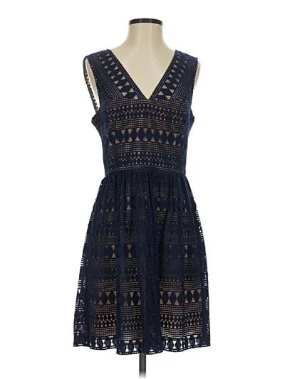Pre-owned Bcbgmaxazria Cocktail Dress In Blue