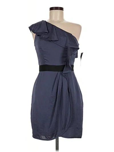 Pre-owned Bcbgmaxazria Cocktail Dress In Blue