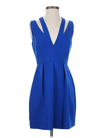 Pre-owned Bcbgmaxazria Cocktail Dress In Blue