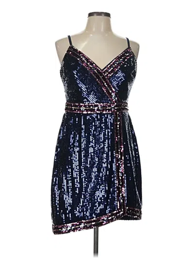 Pre-owned Bcbgmaxazria Cocktail Dress In Blue