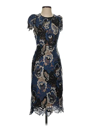 Pre-owned Bcbgmaxazria Cocktail Dress In Blue