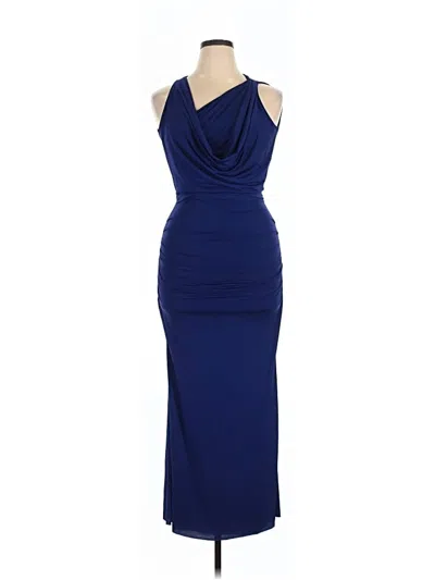 Pre-owned Bcbgmaxazria Cocktail Dress In Blue