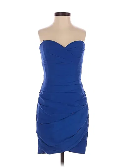 Pre-owned Bcbgmaxazria Cocktail Dress In Blue