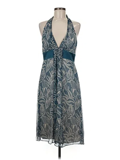 Pre-owned Bcbgmaxazria Cocktail Dress In Blue
