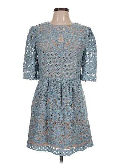 Pre-owned Bcbgmaxazria Cocktail Dress In Blue