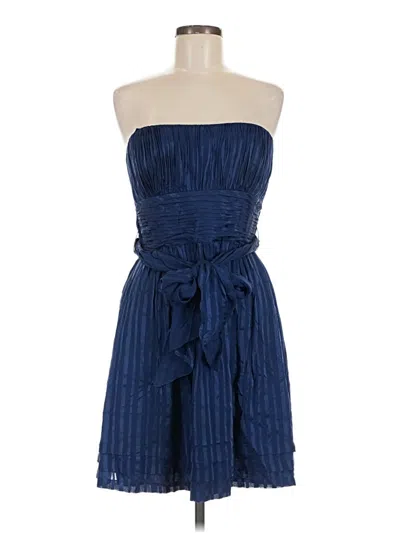 Pre-owned Bcbgmaxazria Cocktail Dress In Blue