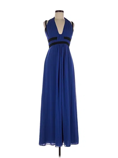 Pre-owned Bcbgmaxazria Cocktail Dress In Blue