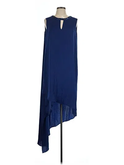 Pre-owned Bcbgmaxazria Cocktail Dress In Blue