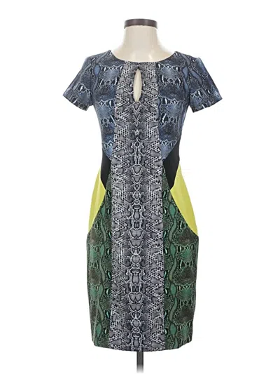 Pre-owned Bcbgmaxazria Cocktail Dress In Blue