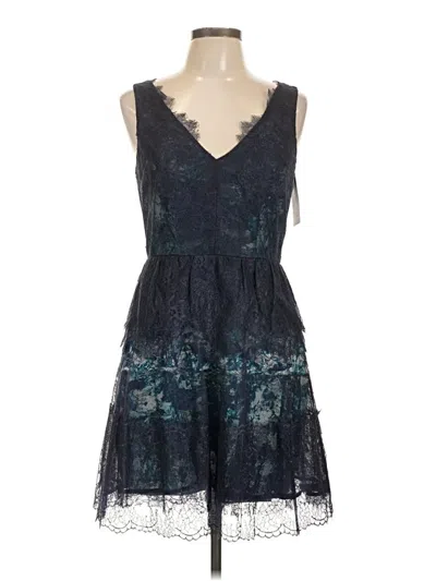 Pre-owned Bcbgmaxazria Cocktail Dress In Blue