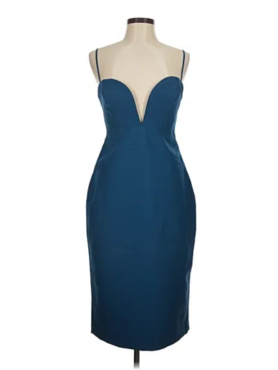 Pre-owned Bcbgmaxazria Cocktail Dress In Blue