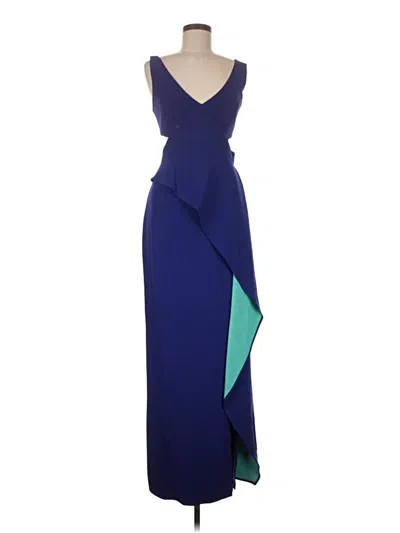 Pre-owned Bcbgmaxazria Cocktail Dress In Blue