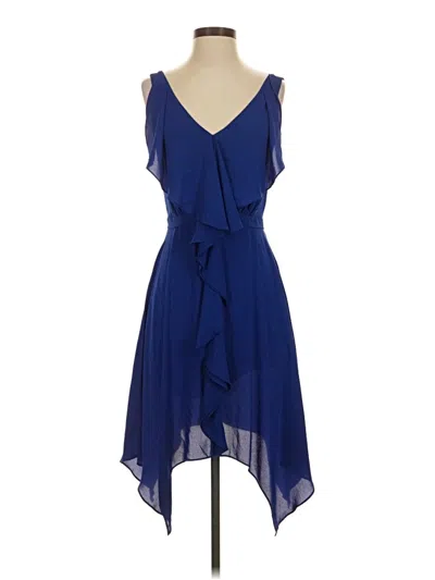 Pre-owned Bcbgmaxazria Cocktail Dress In Blue