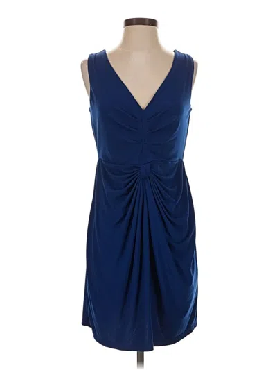 Pre-owned Bcbgmaxazria Cocktail Dress In Blue