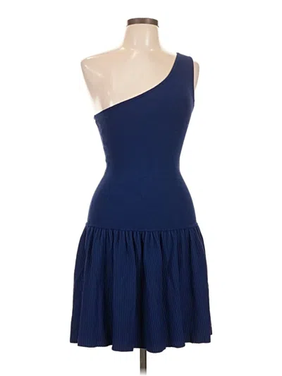 Pre-owned Bcbgmaxazria Cocktail Dress In Blue
