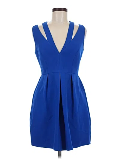 Pre-owned Bcbgmaxazria Cocktail Dress In Blue