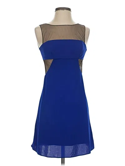 Pre-owned Bcbgmaxazria Cocktail Dress In Blue