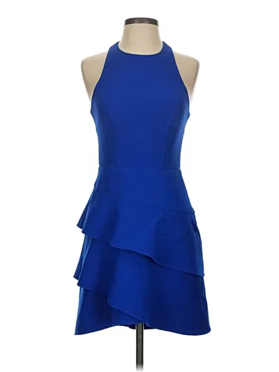 Pre-owned Bcbgmaxazria Cocktail Dress In Blue