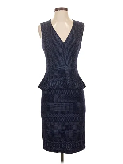Pre-owned Bcbgmaxazria Cocktail Dress In Blue