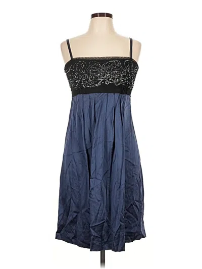 Pre-owned Bcbgmaxazria Cocktail Dress In Blue