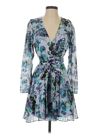 Pre-owned Bcbgmaxazria Cocktail Dress In Blue