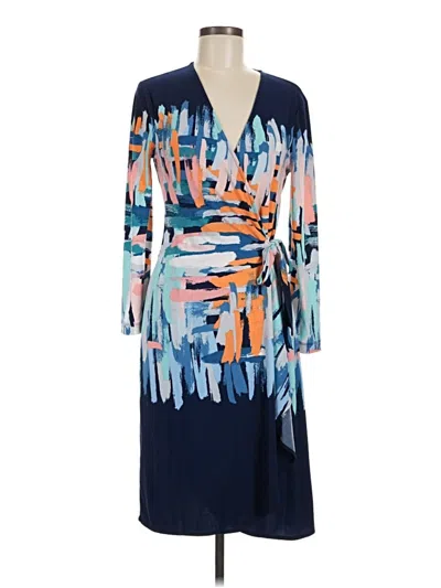Pre-owned Bcbgmaxazria Cocktail Dress In Blue