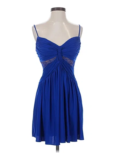 Pre-owned Bcbgmaxazria Cocktail Dress In Blue