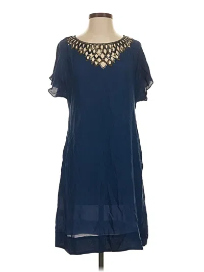 Pre-owned Bcbgmaxazria Cocktail Dress In Blue
