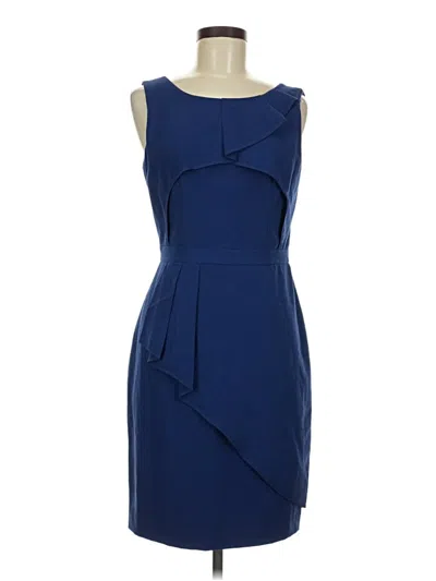 Pre-owned Bcbgmaxazria Cocktail Dress In Blue