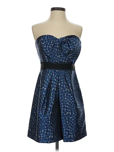 Pre-owned Bcbgmaxazria Cocktail Dress In Blue