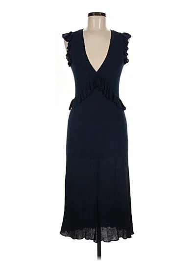 Pre-owned Bcbgmaxazria Cocktail Dress In Blue