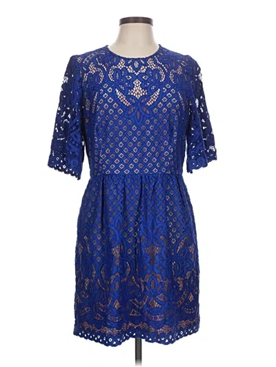 Pre-owned Bcbgmaxazria Cocktail Dress In Blue