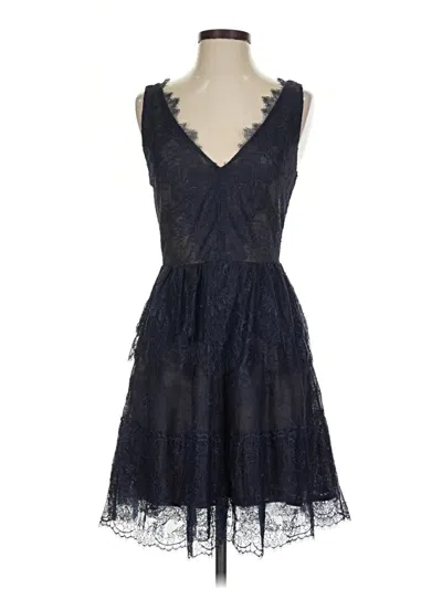 Pre-owned Bcbgmaxazria Cocktail Dress In Blue