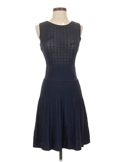Pre-owned Bcbgmaxazria Cocktail Dress In Blue