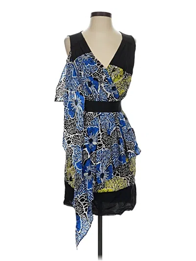 Pre-owned Bcbgmaxazria Cocktail Dress In Blue