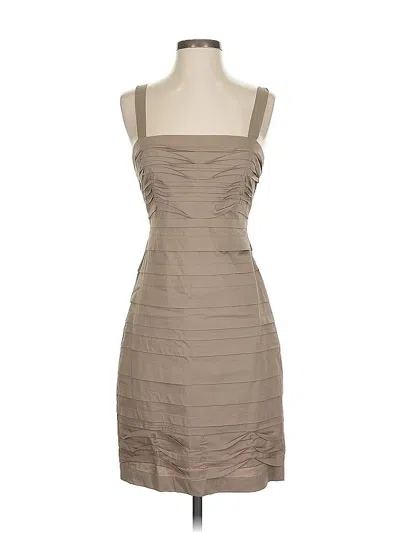 Pre-owned Bcbgmaxazria Cocktail Dress In Brown