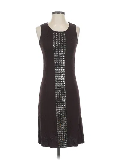 Pre-owned Bcbgmaxazria Cocktail Dress In Brown