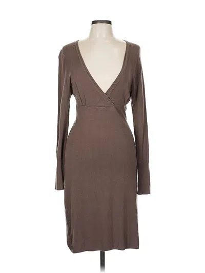 Pre-owned Bcbgmaxazria Cocktail Dress In Brown