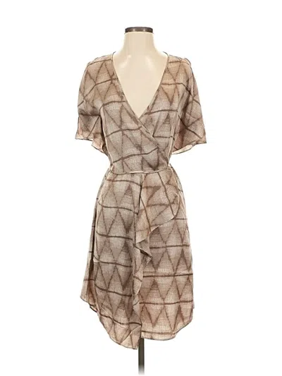 Pre-owned Bcbgmaxazria Cocktail Dress In Brown