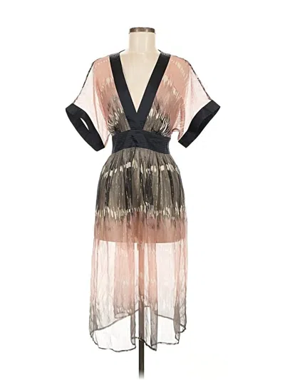 Pre-owned Bcbgmaxazria Cocktail Dress In Brown