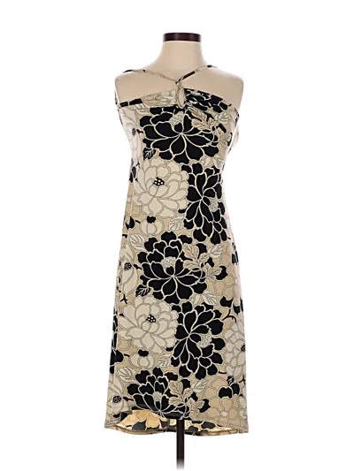 Pre-owned Bcbgmaxazria Cocktail Dress In Brown