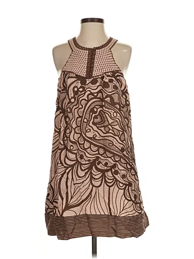 Pre-owned Bcbgmaxazria Cocktail Dress In Brown