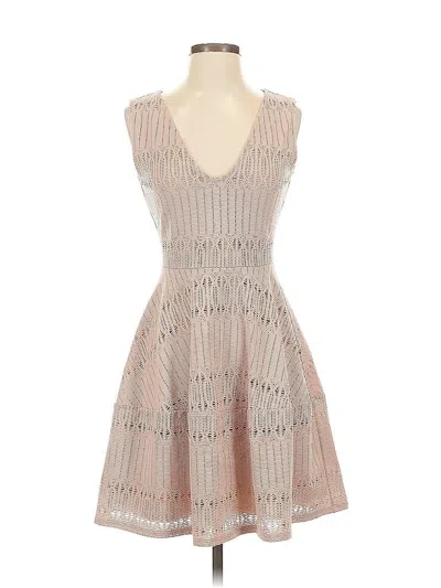 Pre-owned Bcbgmaxazria Cocktail Dress In Brown