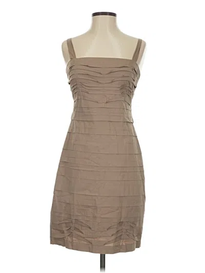 Pre-owned Bcbgmaxazria Cocktail Dress In Brown