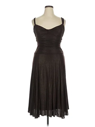 Pre-owned Bcbgmaxazria Cocktail Dress In Brown