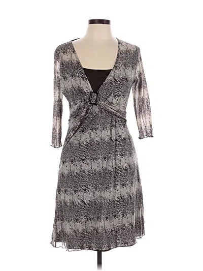 Pre-owned Bcbgmaxazria Cocktail Dress In Brown
