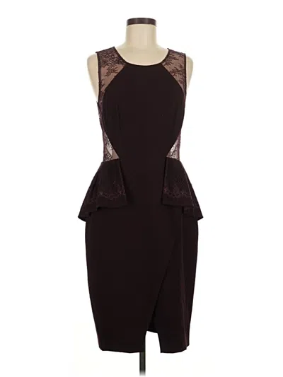Pre-owned Bcbgmaxazria Cocktail Dress In Brown
