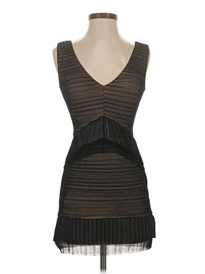 Pre-owned Bcbgmaxazria Cocktail Dress In Brown